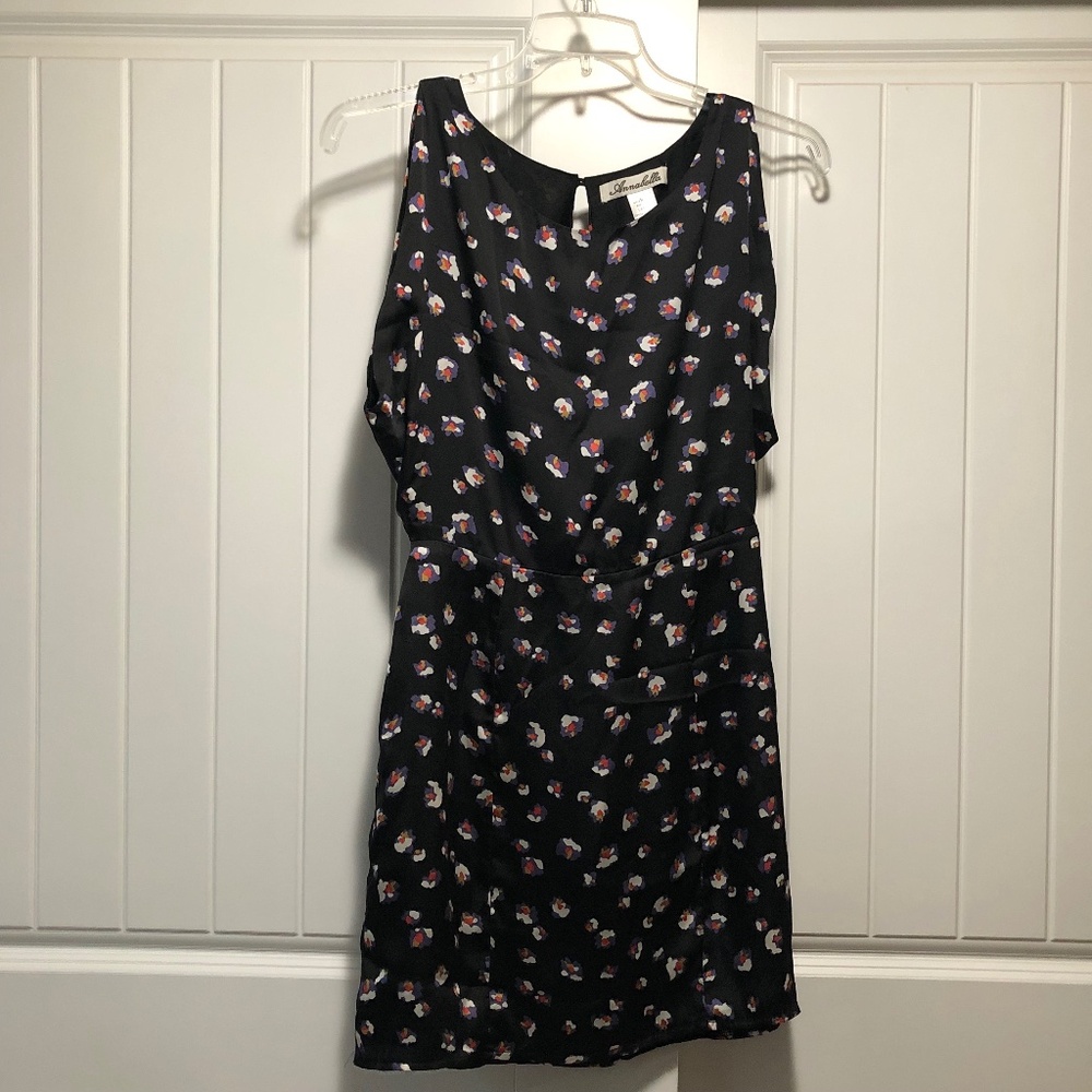 Satin Floral Cocktail Dress by Annabella